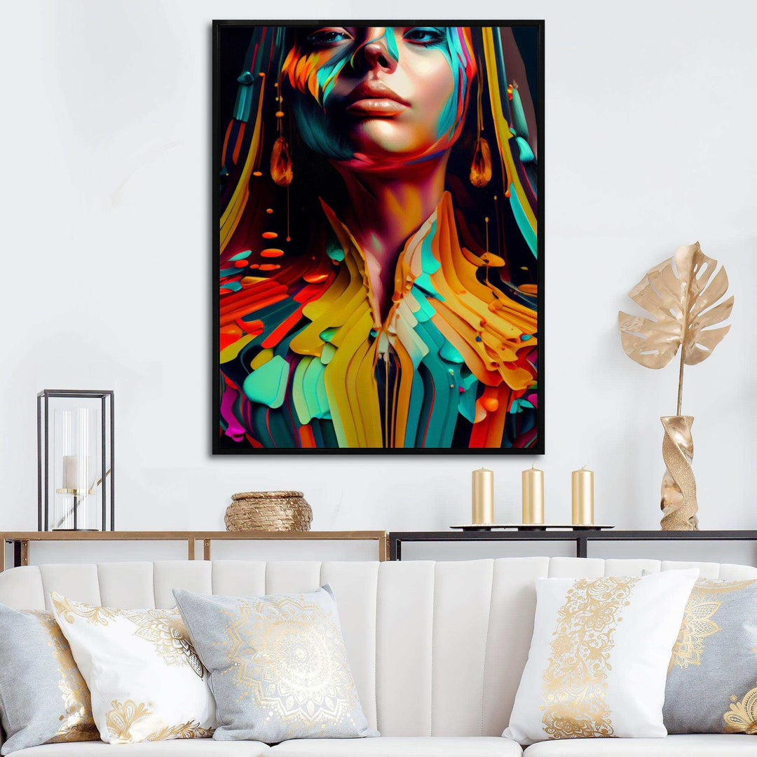 Vibrant Creative Woman Portrait VI