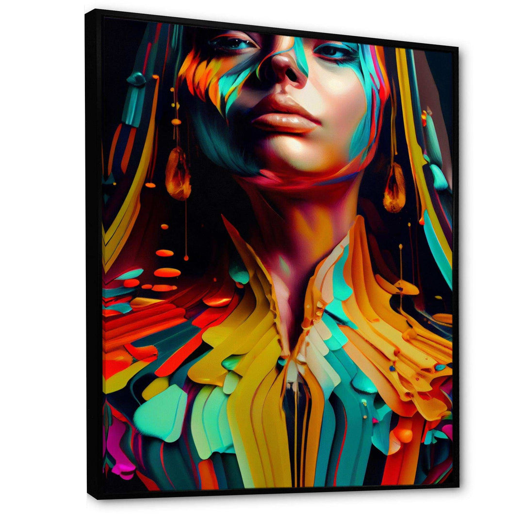 Vibrant Creative Woman Portrait VI