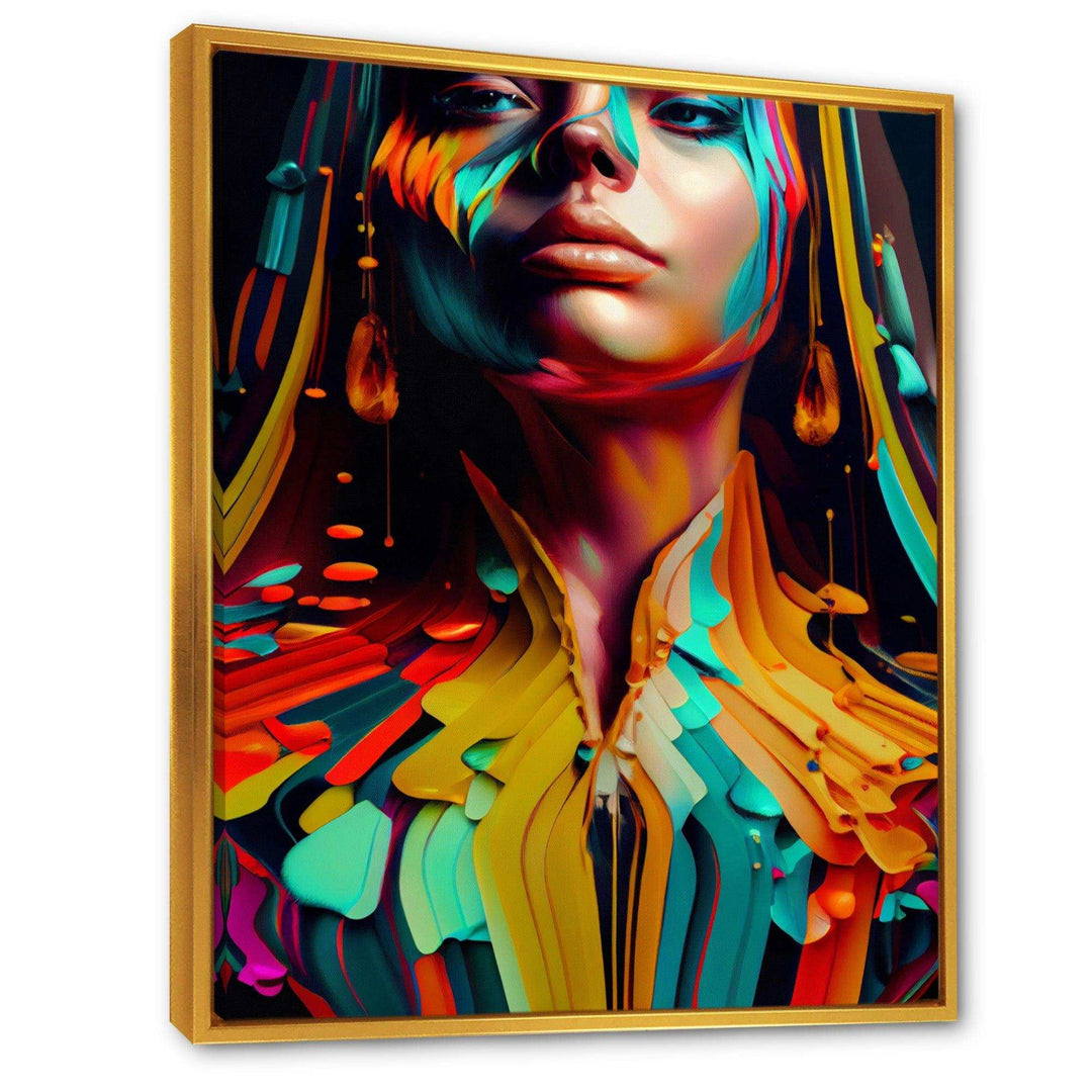Vibrant Creative Woman Portrait VI