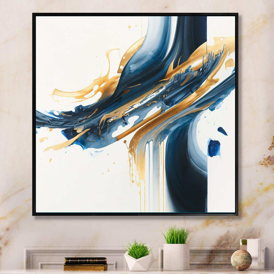 Stylish Spiral Abstract II - Modern Canvas Wall Art