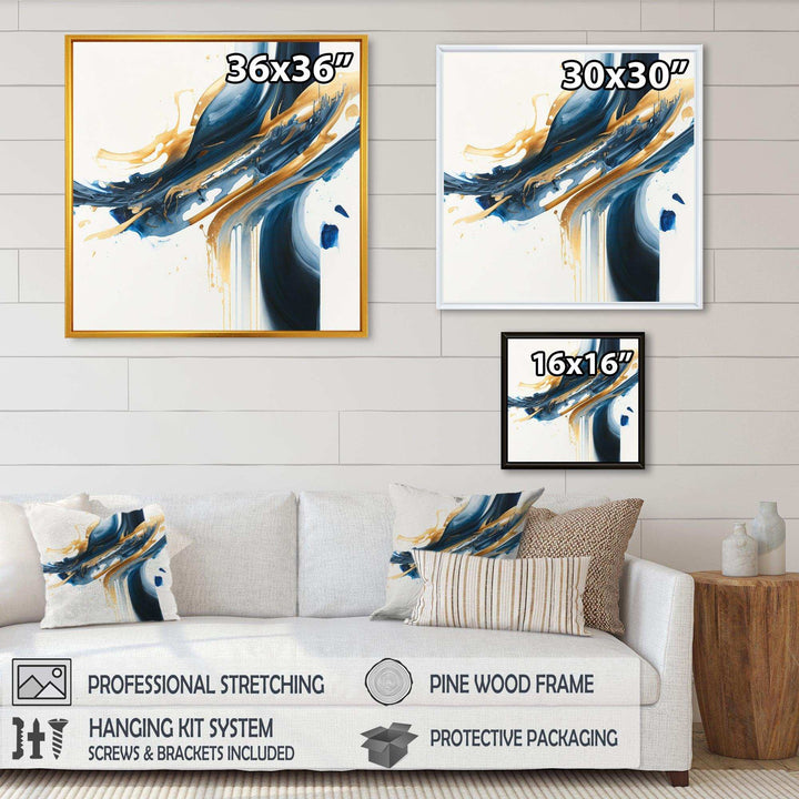 Stylish Spiral Abstract II - Modern Canvas Wall Art
