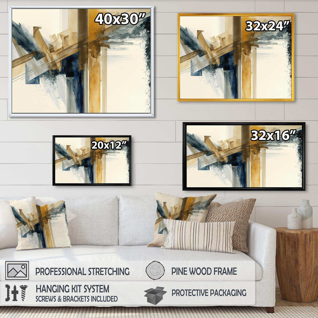Modern Watercolor Abstract II - Modern Canvas Wall Art