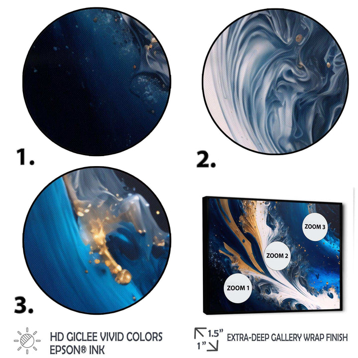 Ice Paint Splash III - Modern Wall Art Prints