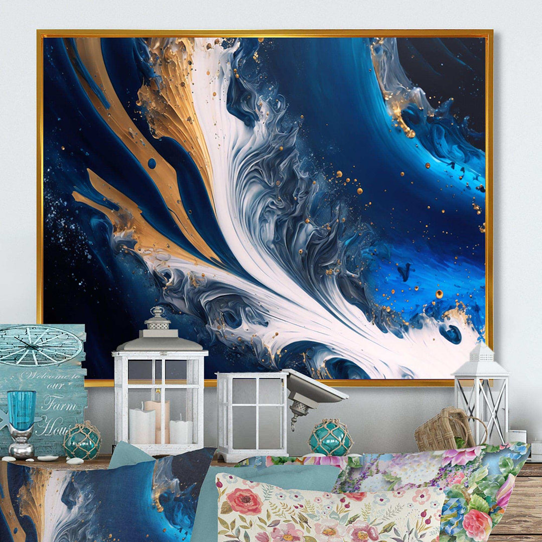 Ice Paint Splash III - Modern Wall Art Prints