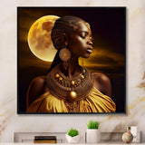 Queen African Woman Under Moon III