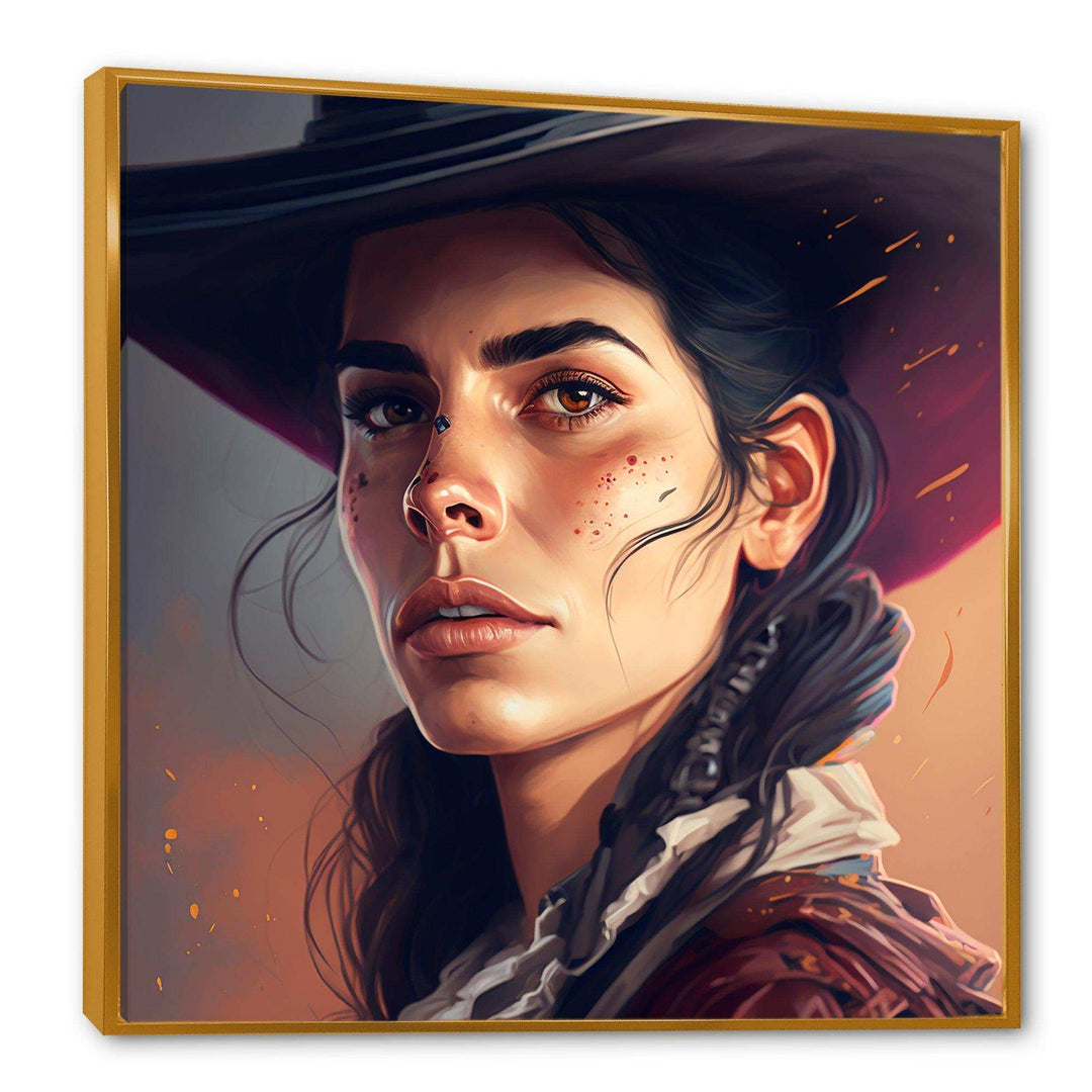 Western Cow Girl I