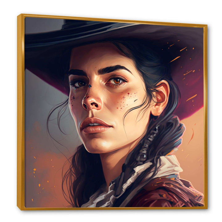 Western Cow Girl I