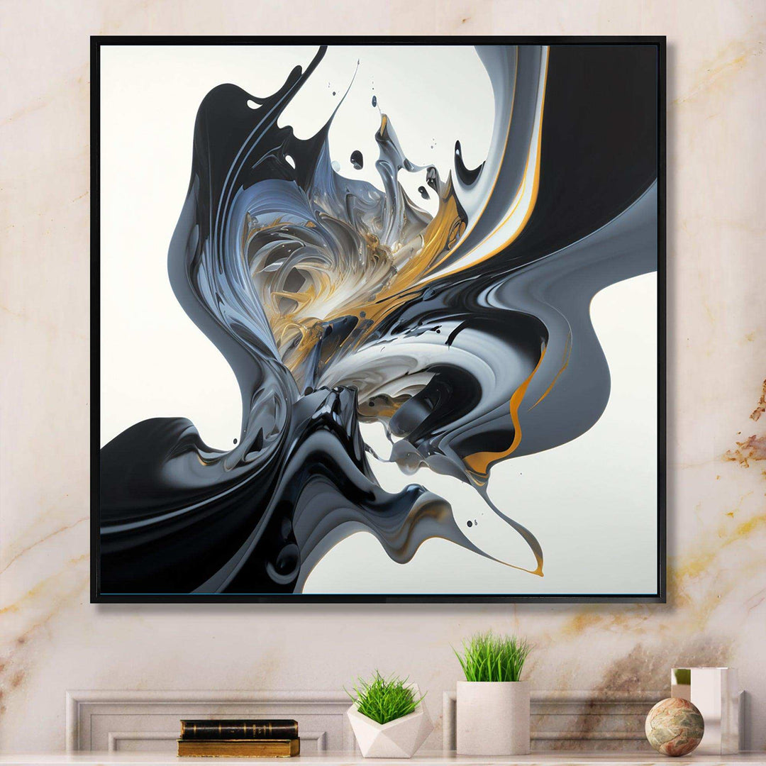 Bright Blue Smooth Abstract II - Modern Wall Art Prints