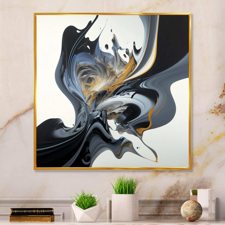 Bright Blue Smooth Abstract II - Modern Wall Art Prints