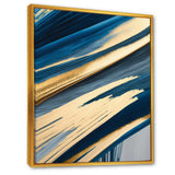 Bold Blue Brush Strokes I