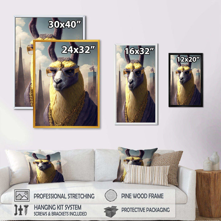 Llama Gangster In NYC