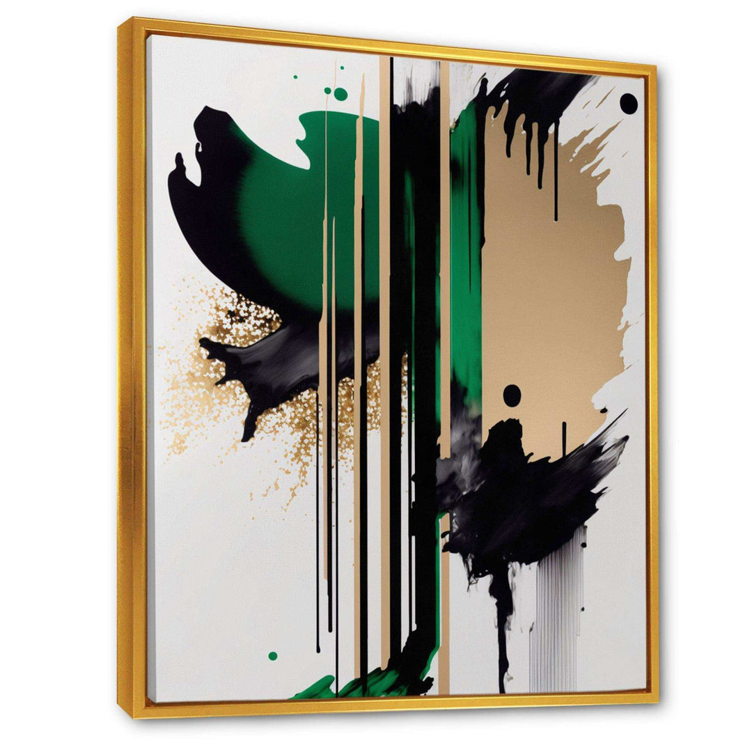 Green Minimalist Abstract  - Modern Wall Art Prints
