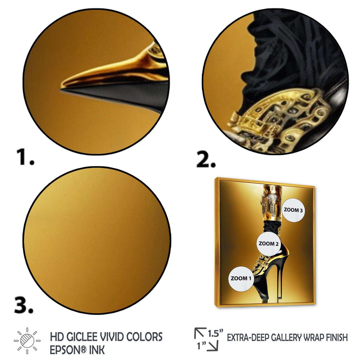Golden Mechanic High Heel VI