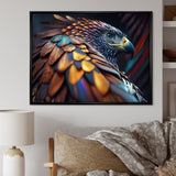 Macro Colorful Feather Eagle VI
