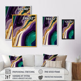 Purple, Green And Gold Bold Strokes II