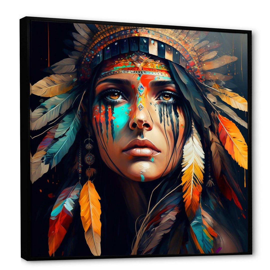 Colorful Native American Woman III