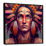Colorful Native American Man III