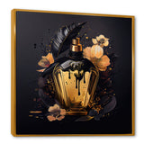 Chic Black And Gold Perfume Bottle IX