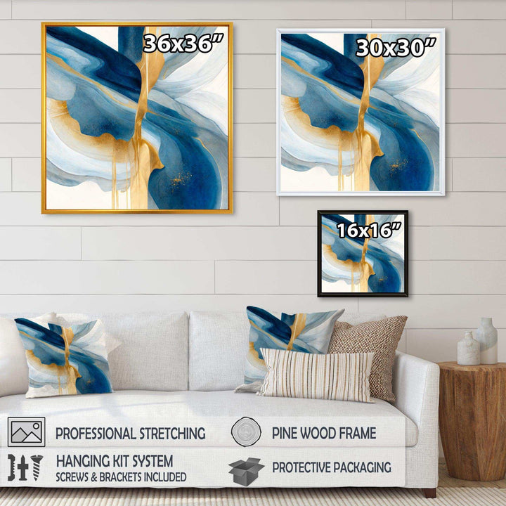 Bold Expression Art I - Modern Living Room Wall Decor