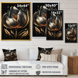 Black And Gold Tulip