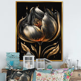 Black And Gold Tulip