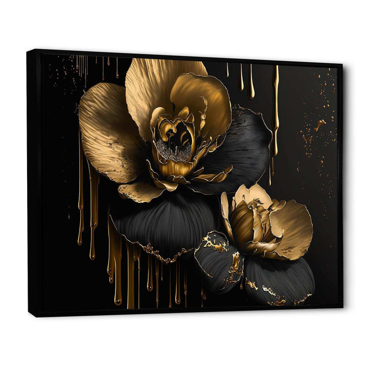 Black And Gold Orchid II