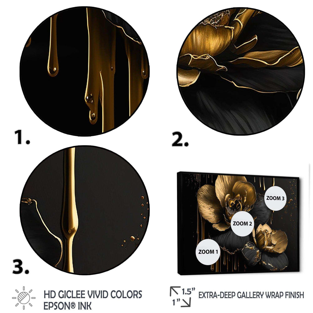 Black And Gold Orchid II