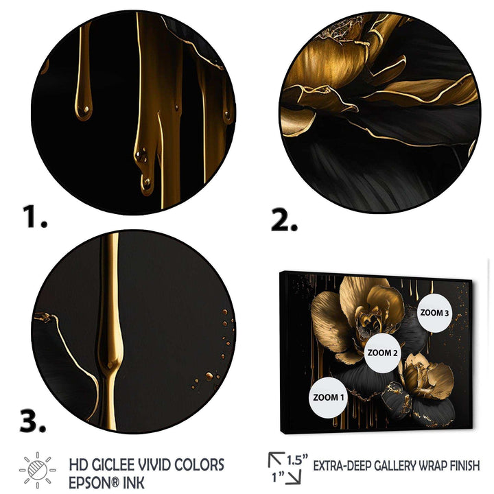 Black And Gold Orchid II