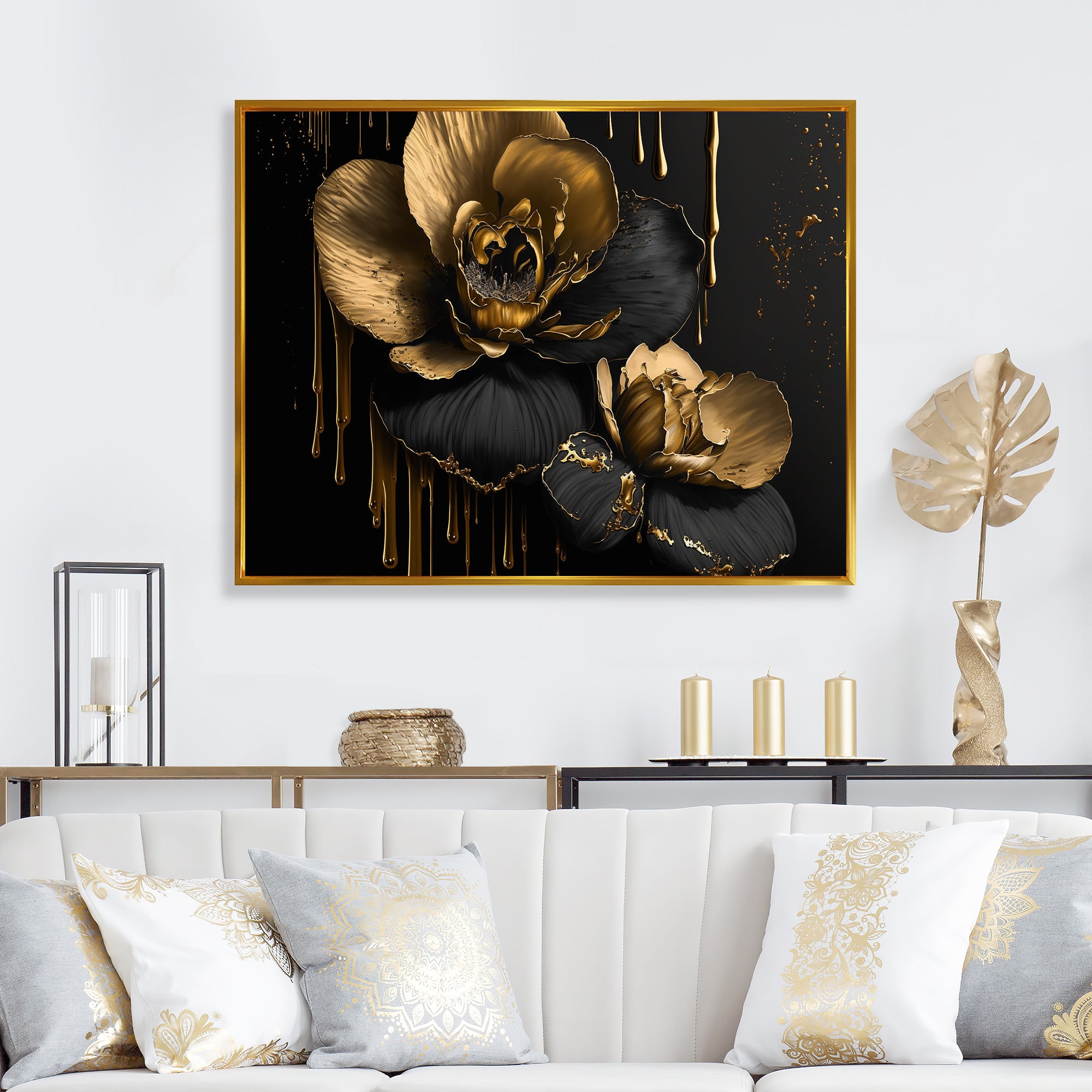 Black And Gold Orchid II