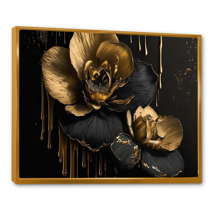Black And Gold Orchid II