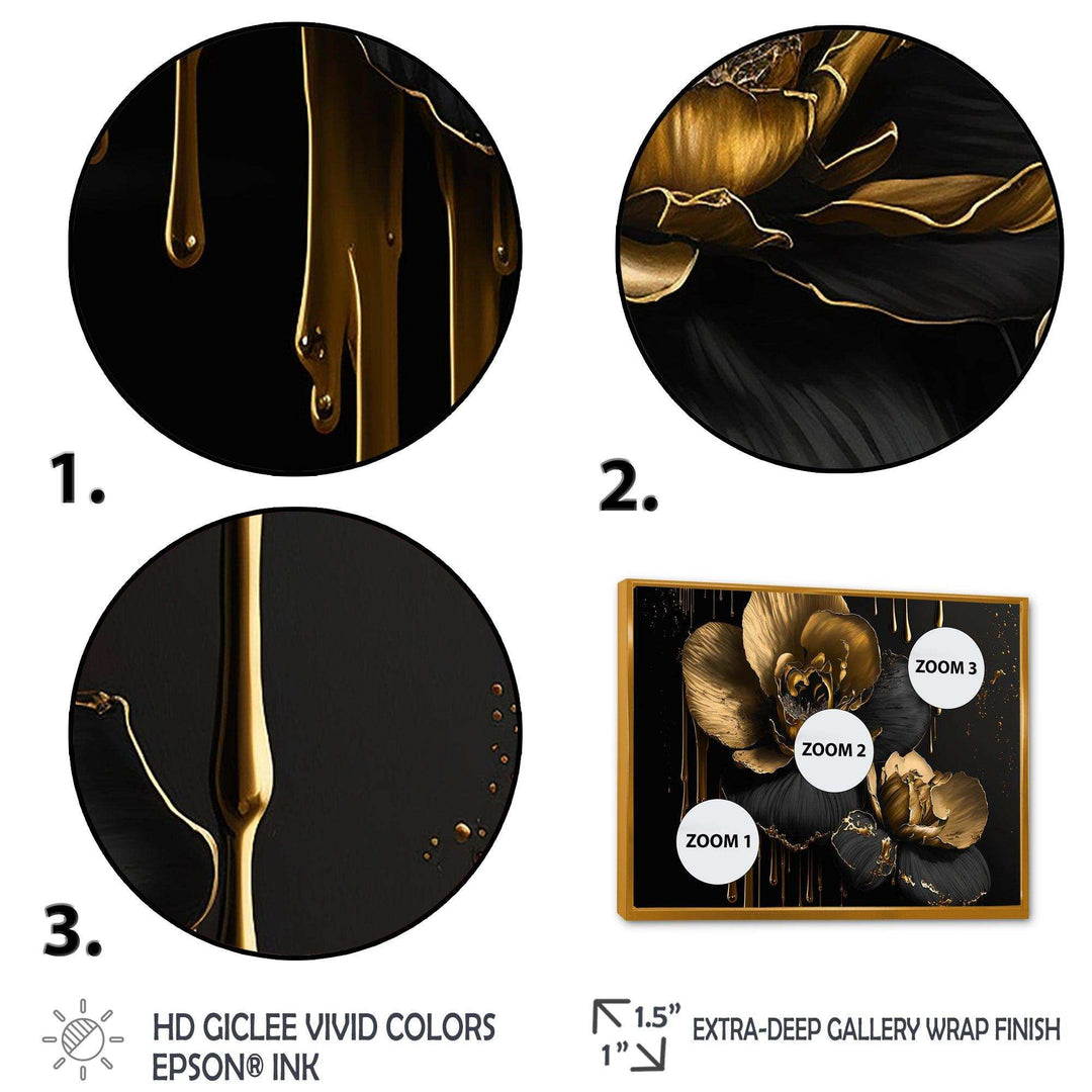 Black And Gold Orchid II