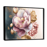 Pink And Gold Orchid Flower I