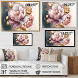 Pink And Gold Orchid Flower I