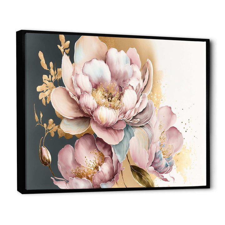 Pink And Gold Orchid Flower II