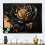 Black And Gold Rose II