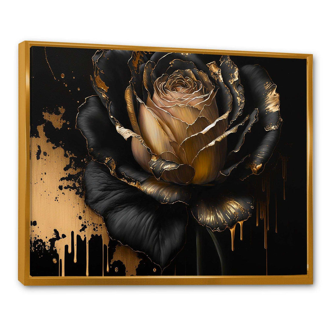 Black And Gold Rose II