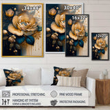 Yellow And Blue Roses I