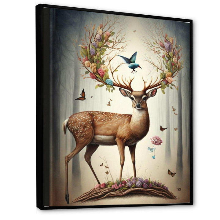 Deer With Blooming Antlers III