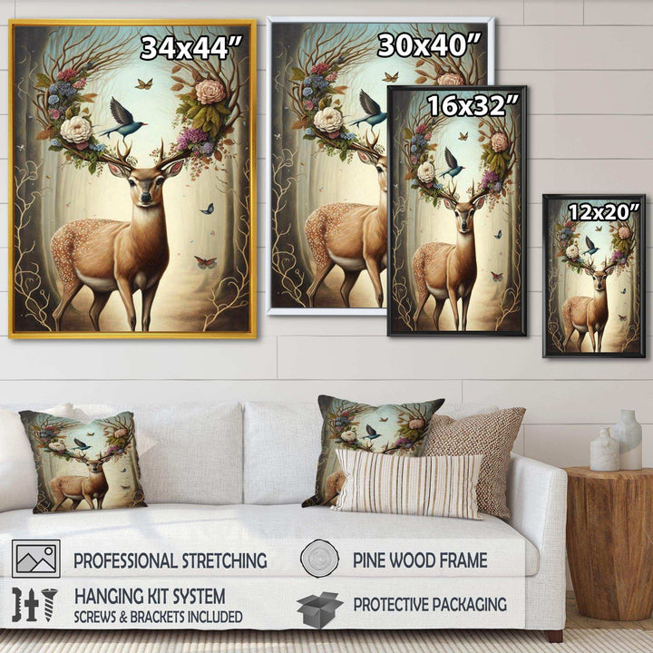 Deer With Blooming Antlers V