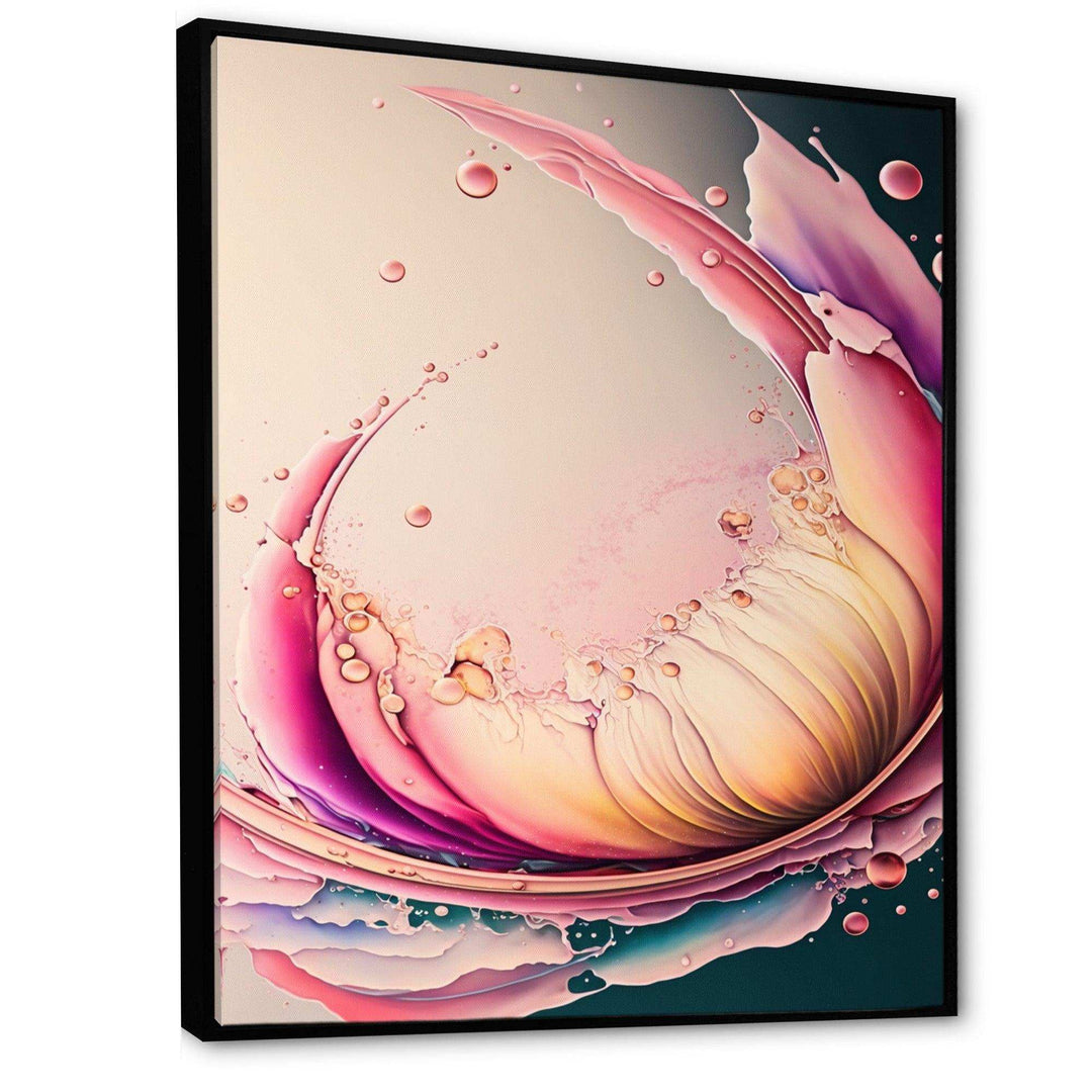 Multicolor Liquid Ink Tulip Flowers IV
