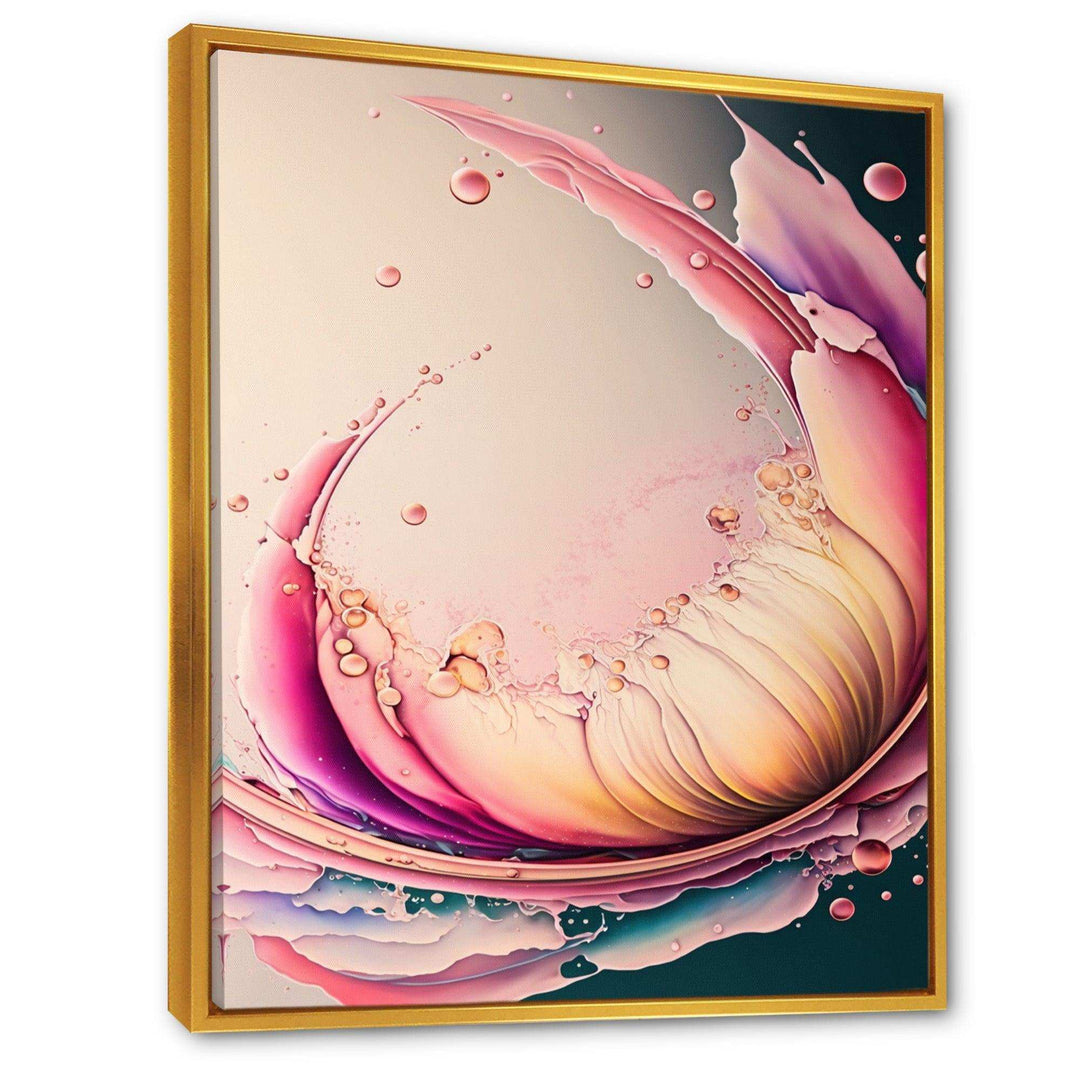 Multicolor Liquid Ink Tulip Flowers IV