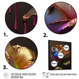 Rainbow Peony Liquid Gold Drips Hyper IV