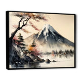 Japanese Landscape In Watercolor II