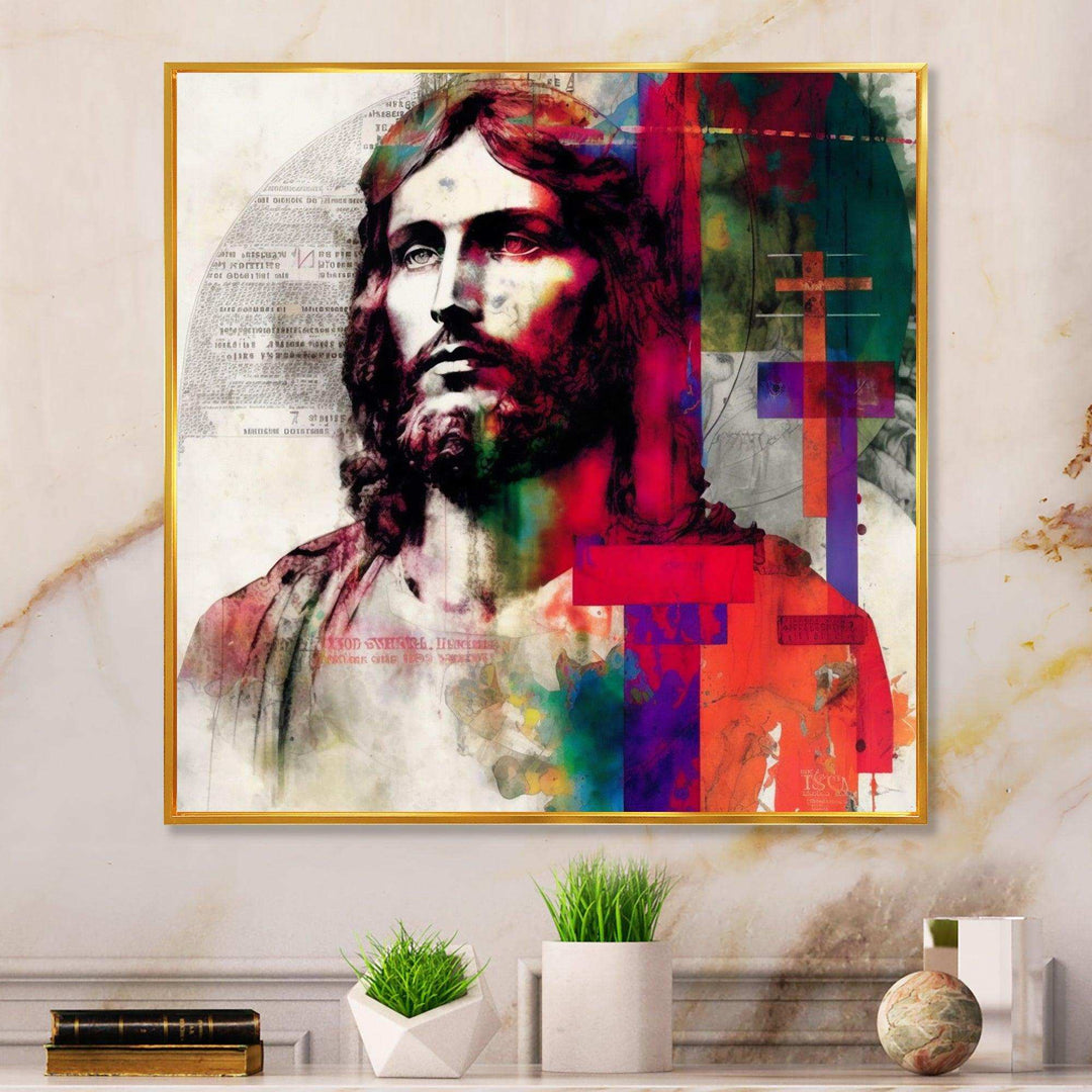 Pop Art Jesus Portrait I