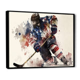 Usa Hockey Player In Action III