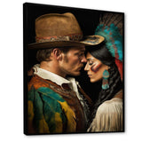 Cowboy And An Indian Woman In Love I