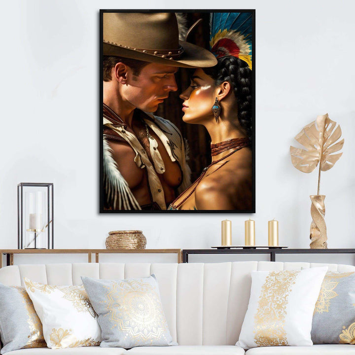 Cowboy And An Indian Woman In Love III