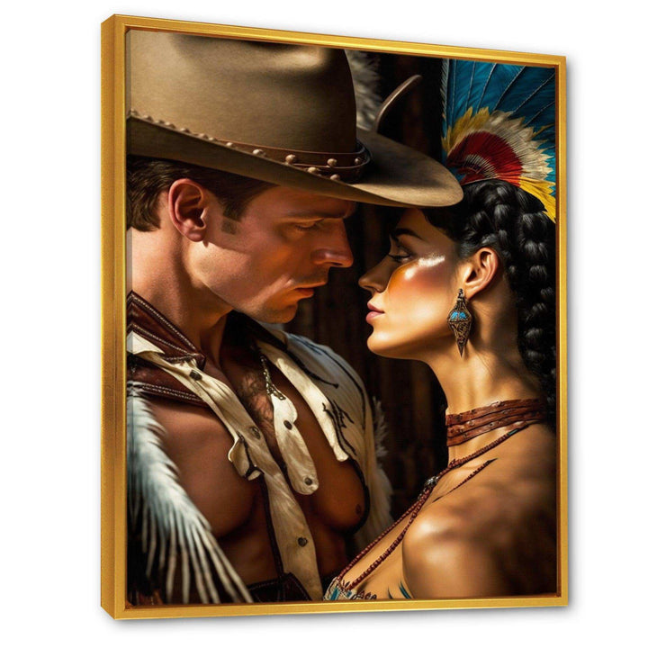 Cowboy And An Indian Woman In Love III