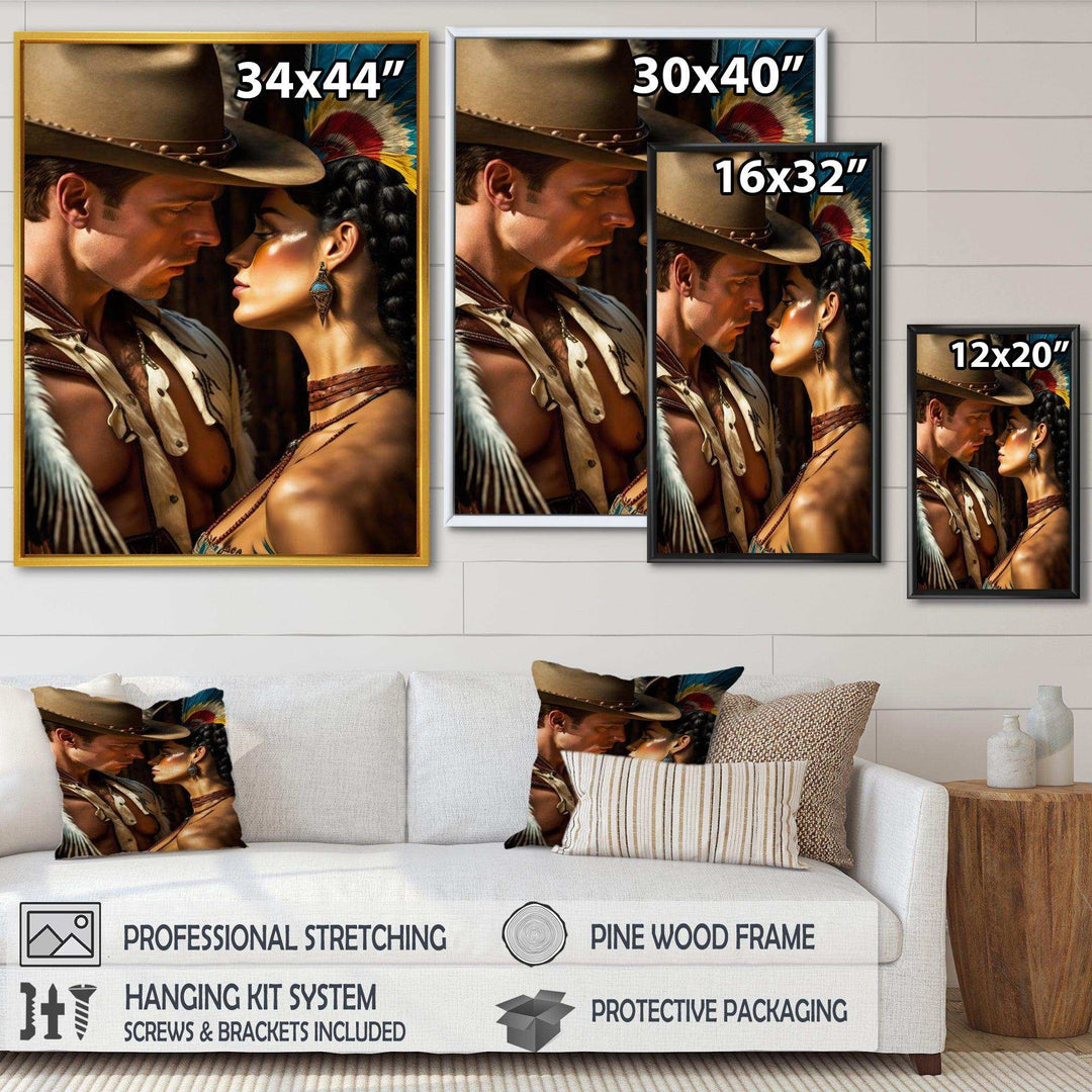 Cowboy And An Indian Woman In Love III