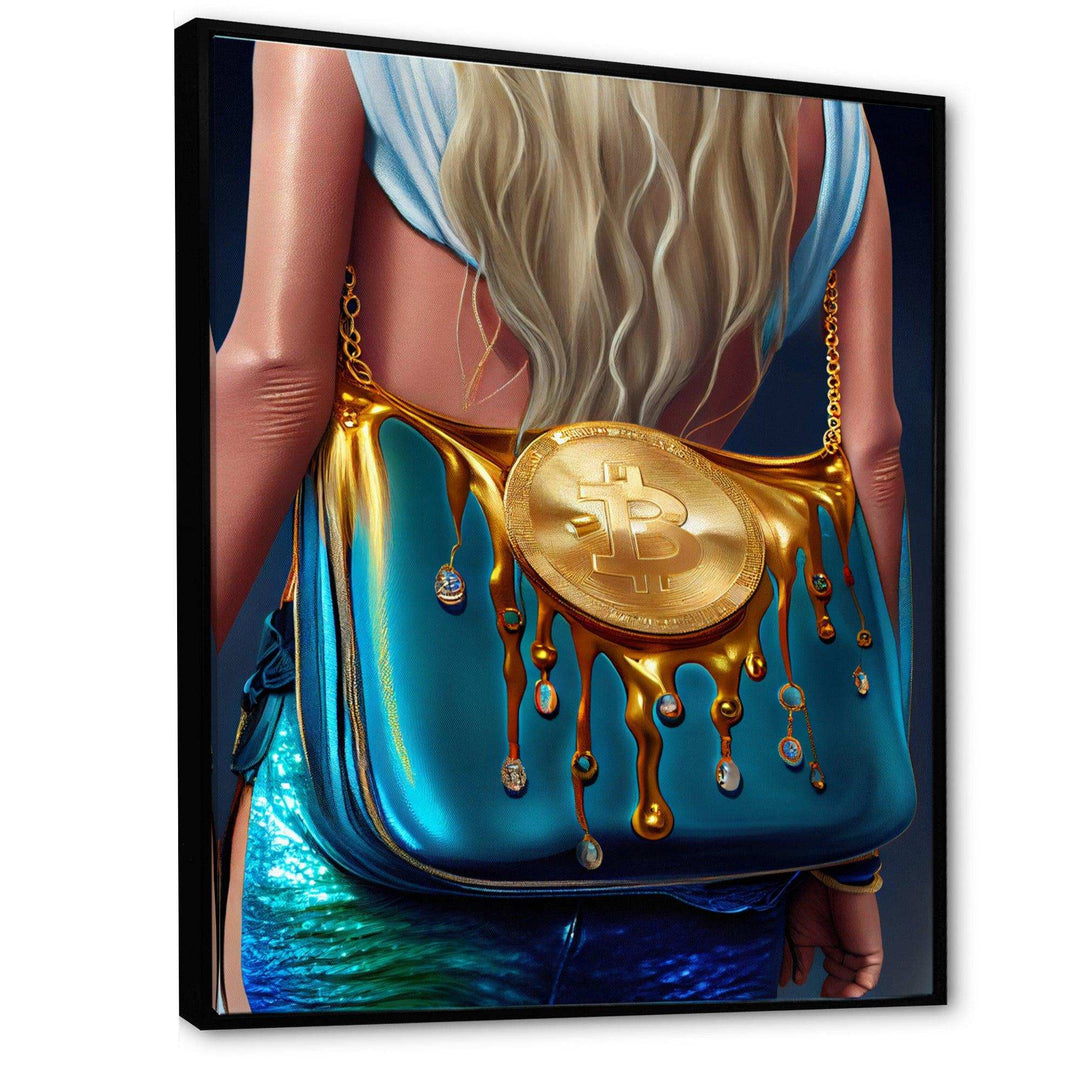 Fashion Girl Going Out Tonight With Bitcoin II